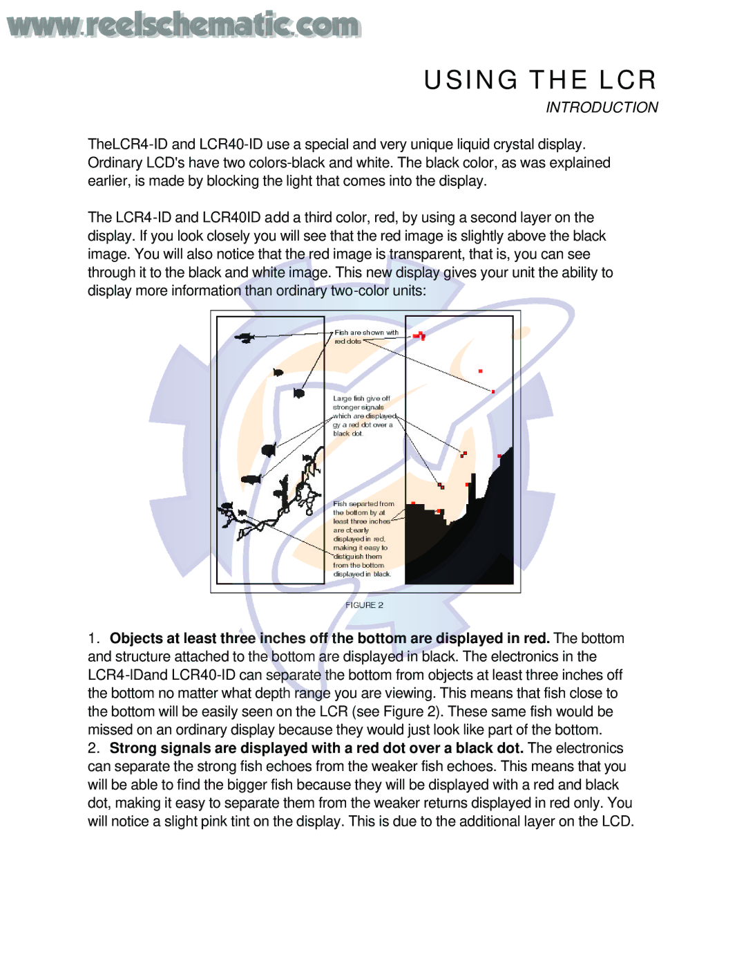 Humminbird LCR 40.ID manual Using the LCR 