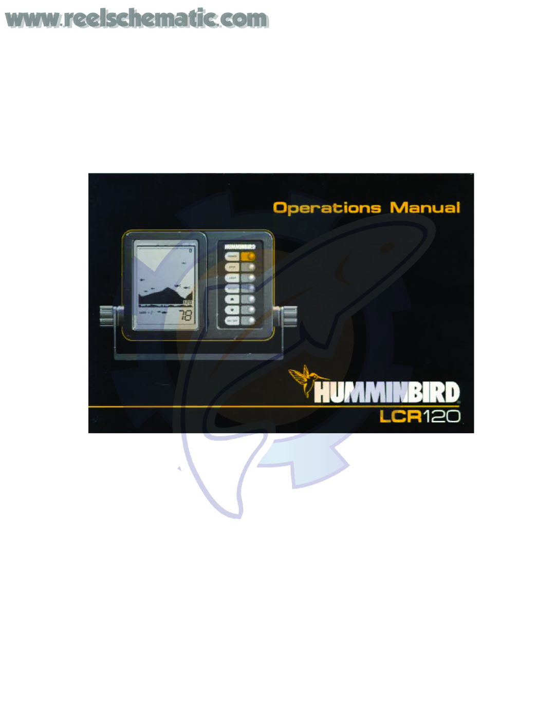 Humminbird LCR120 manual 