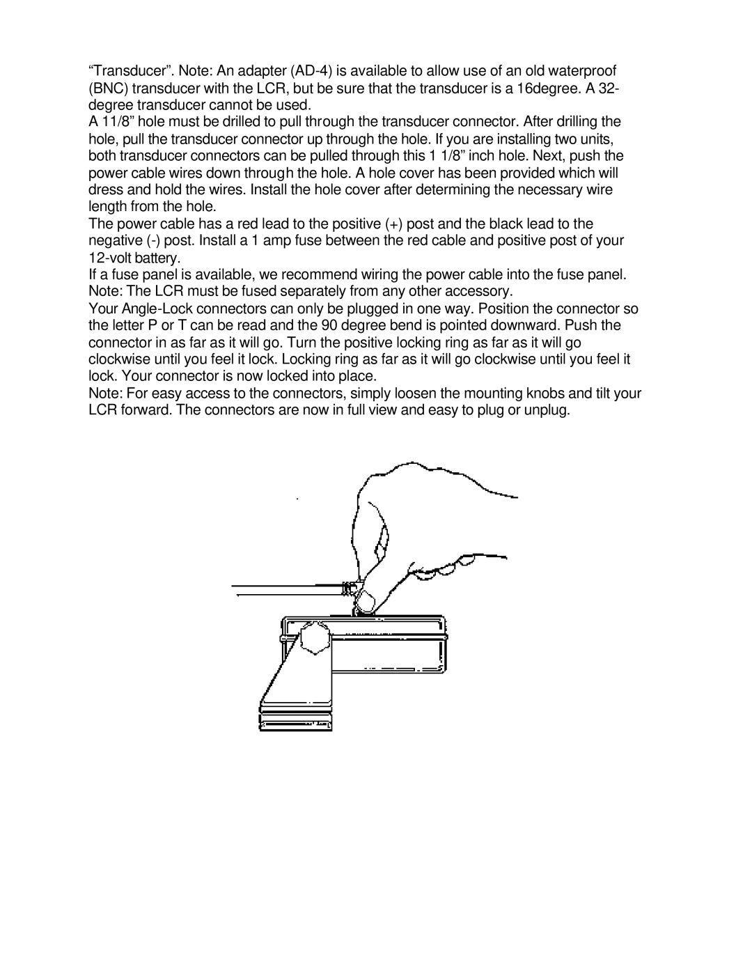 Humminbird LCR4 ID manual 