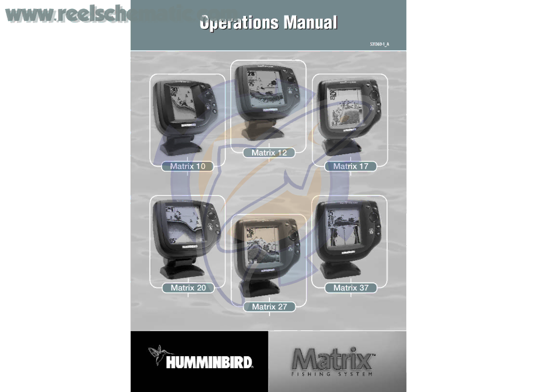 Humminbird Matrix 20, MATRIX 37, MATRIX 12, MATRIX 17, Matrix 27 manual Operations Manual 