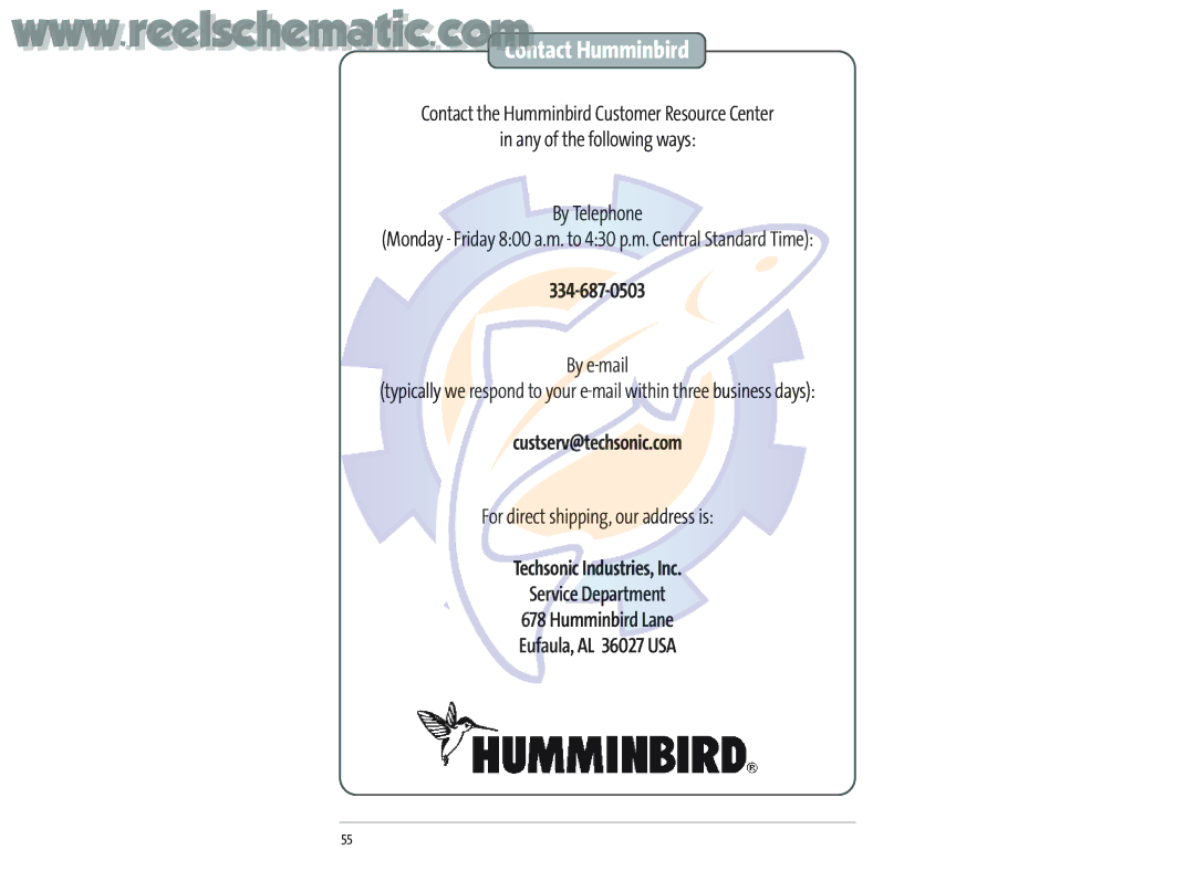 Humminbird Matrix 20, MATRIX 37, MATRIX 12, MATRIX 17, Matrix 27 manual Contact Humminbird 