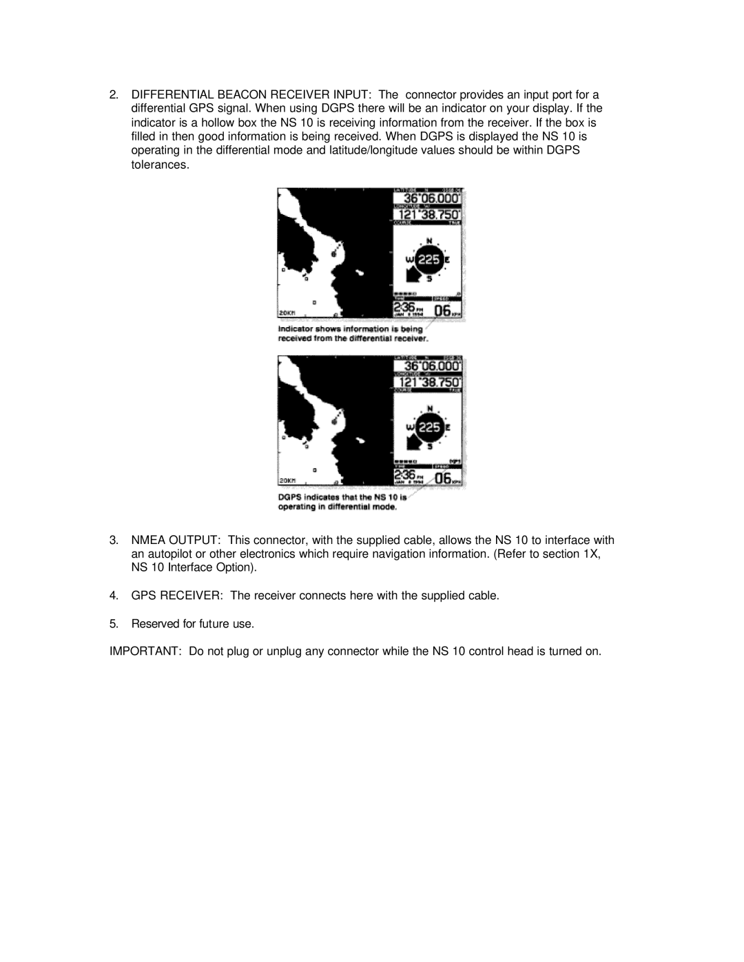 Humminbird NS 10 manual 