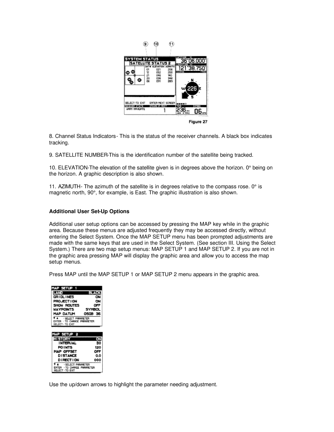 Humminbird NS 10 manual Additional User Set-Up Options 