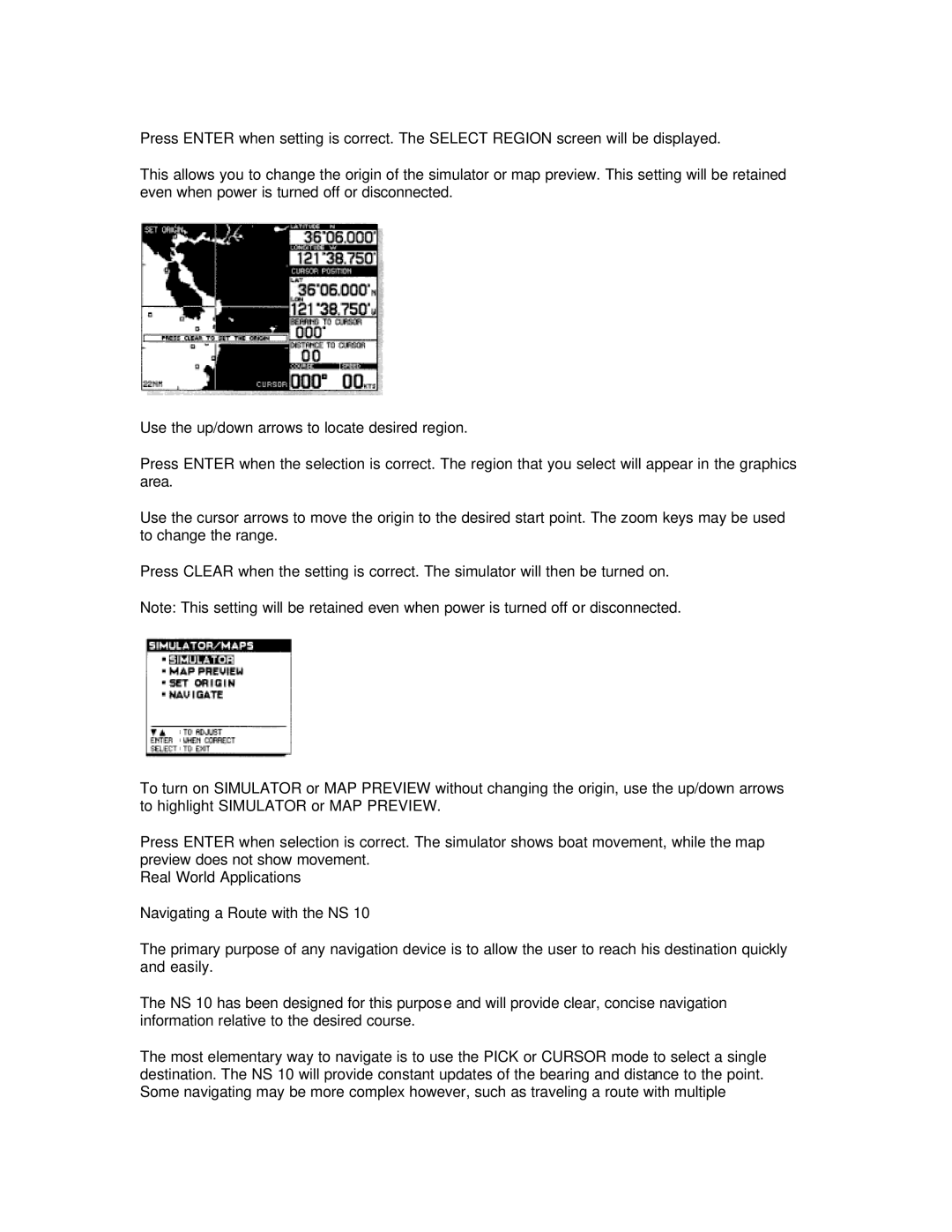 Humminbird NS 10 manual 