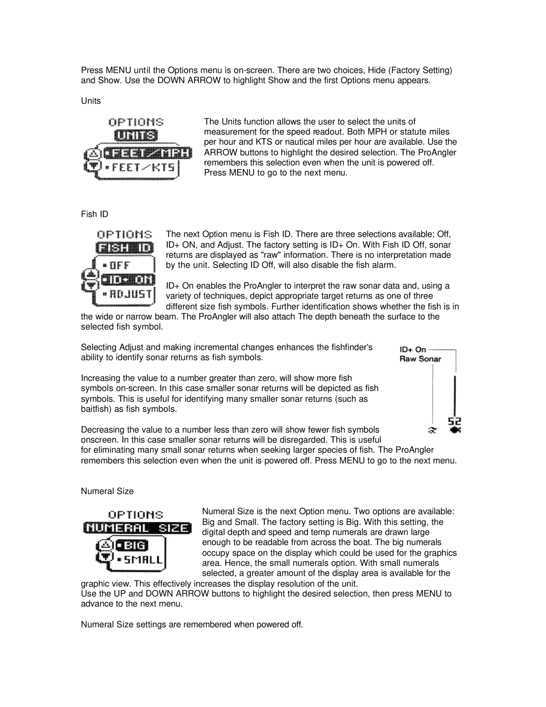 Humminbird ProAngler manual 