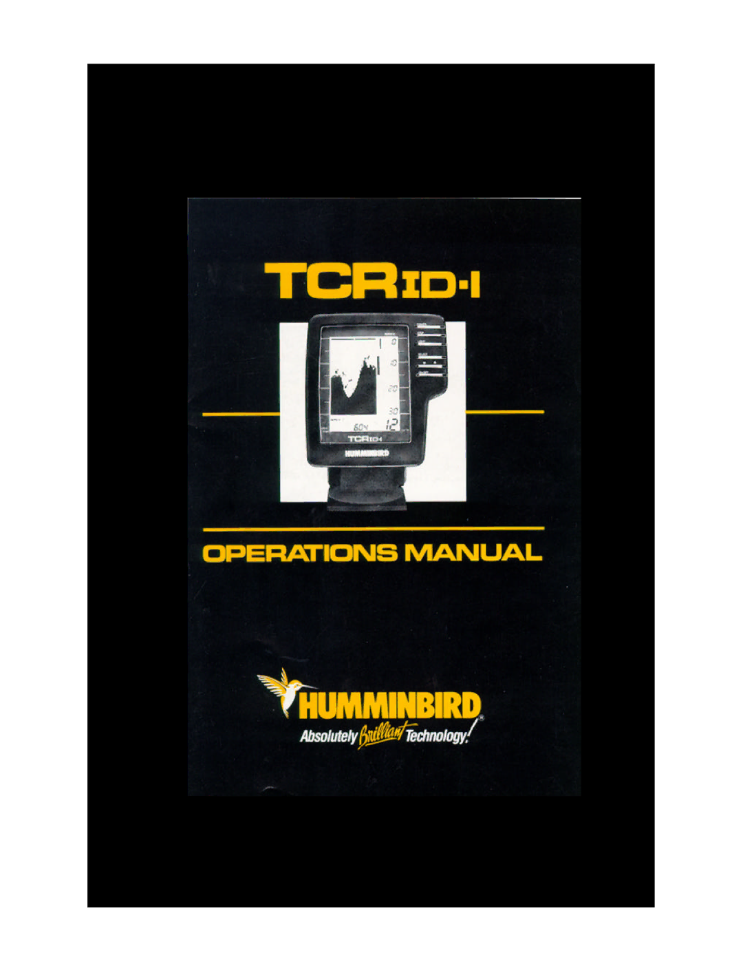 Humminbird TCR ID-1 manual 