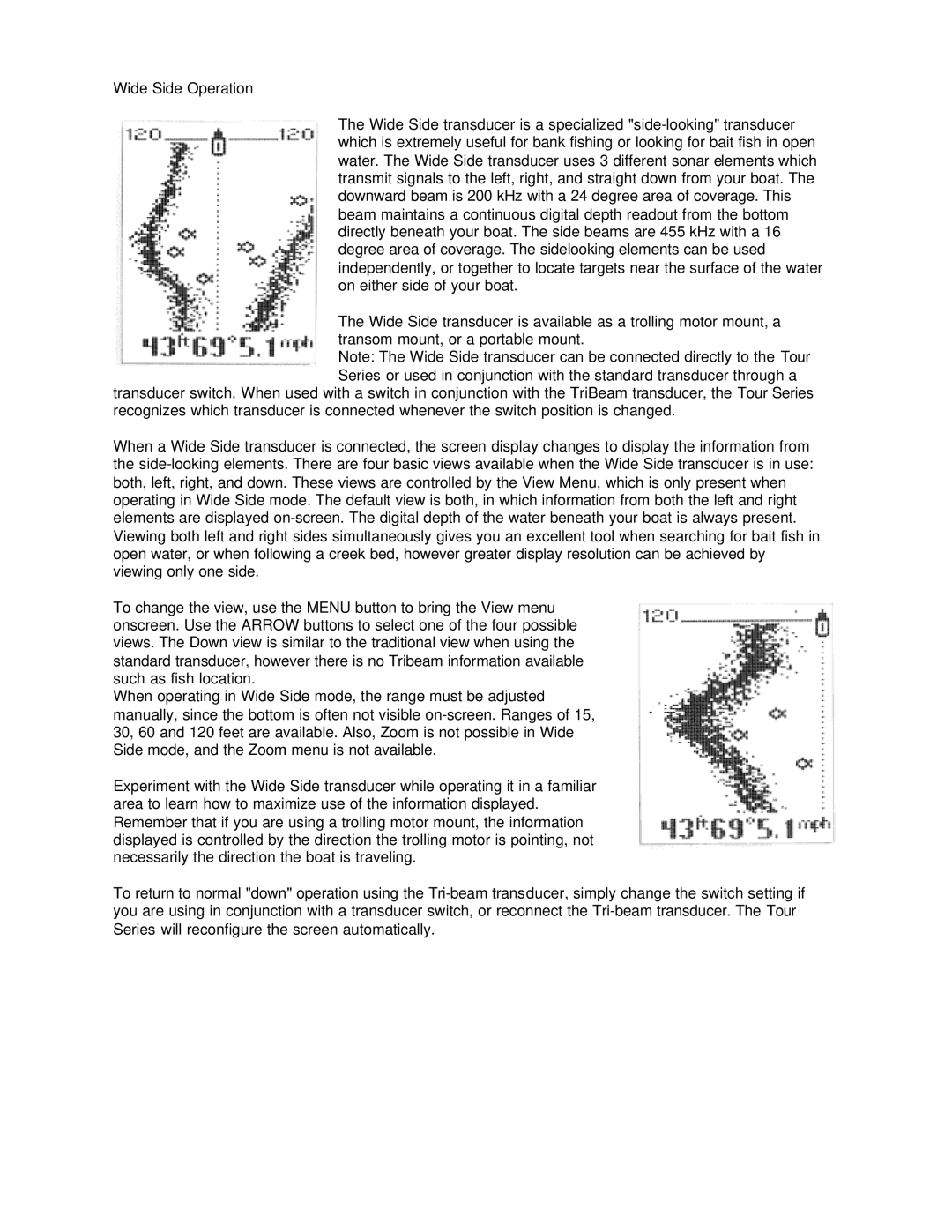 Humminbird Tour Series manual 