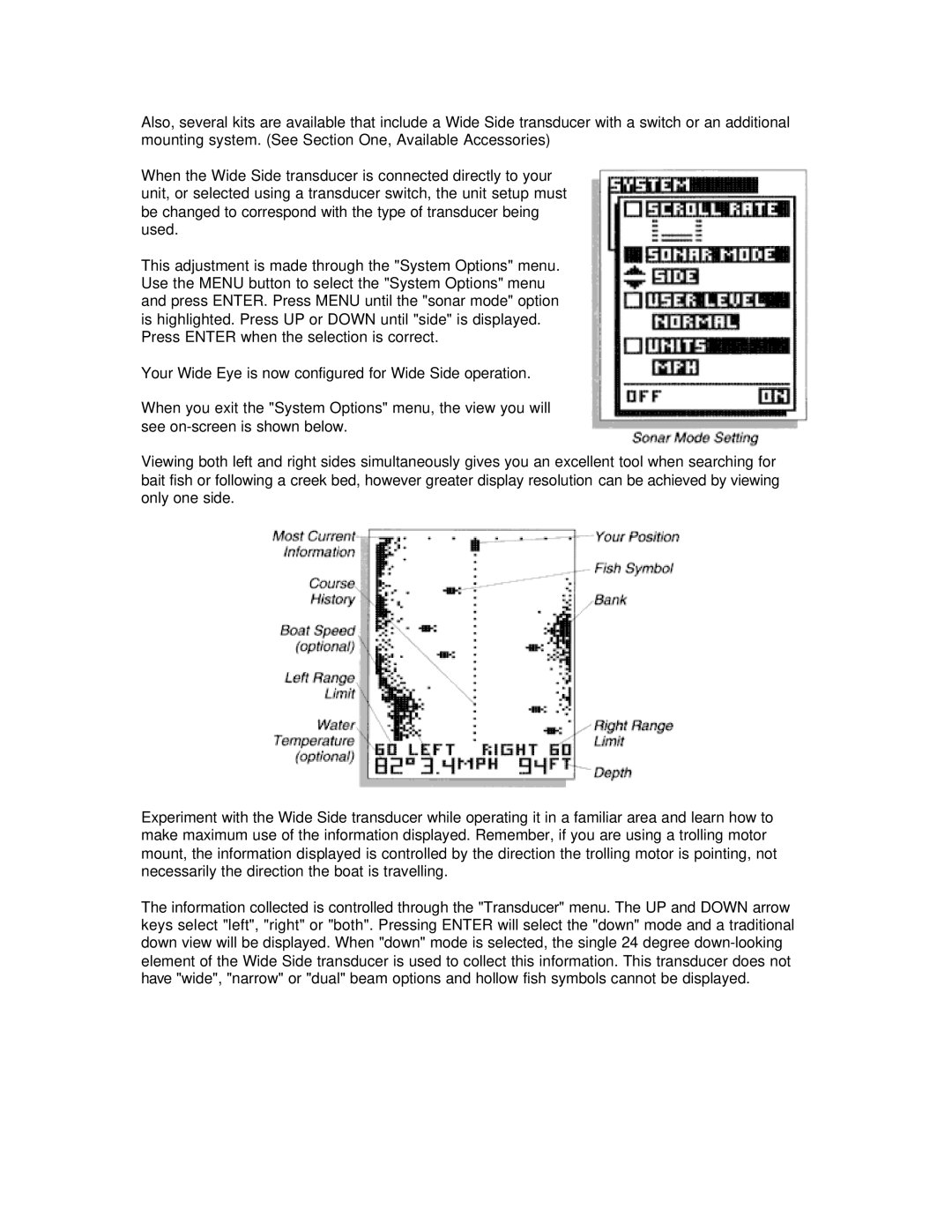 Humminbird Wide Eye manual 