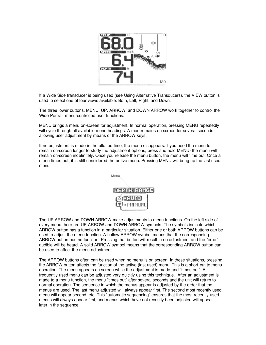 Humminbird Wide Portrait manual 