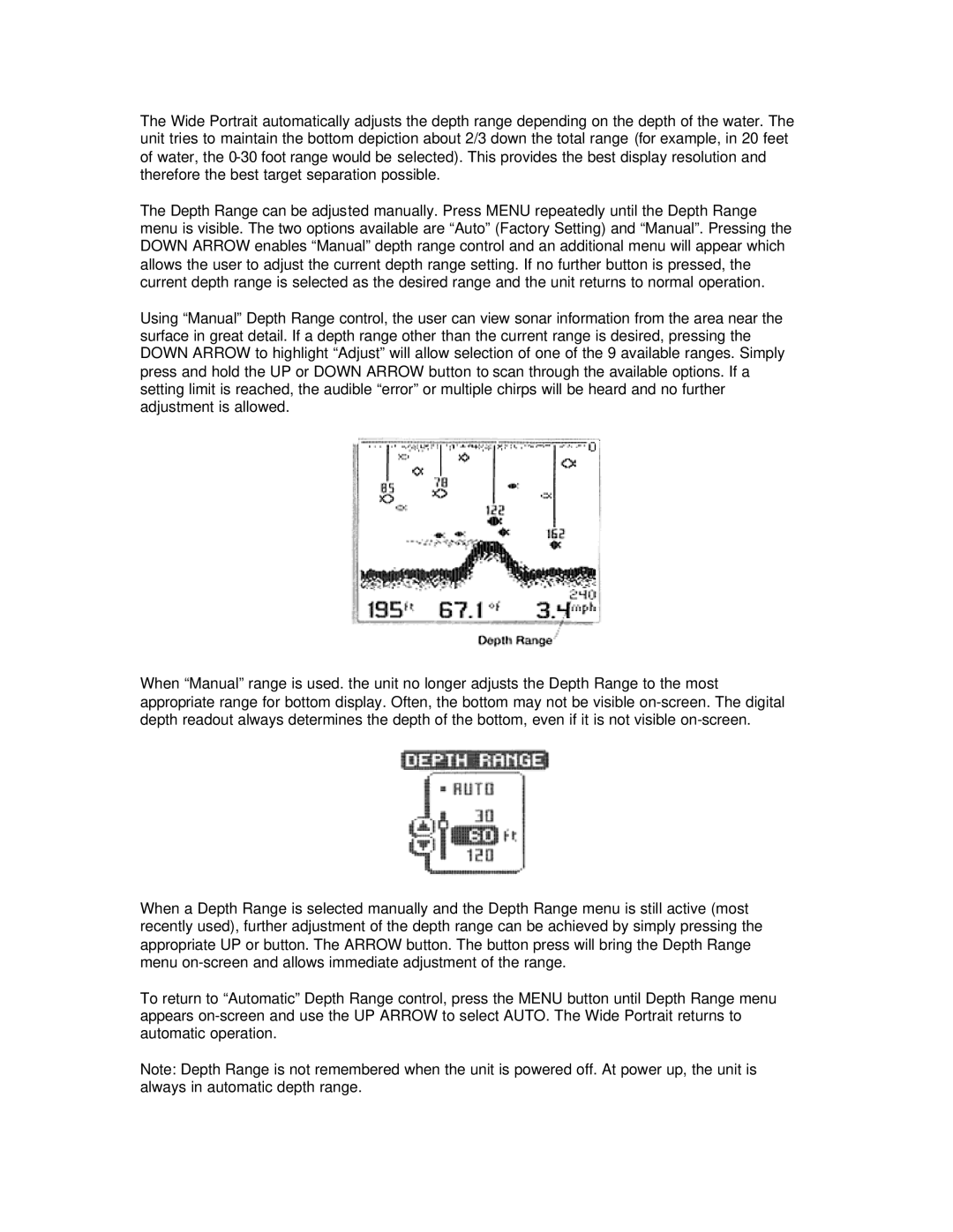 Humminbird Wide Portrait manual 