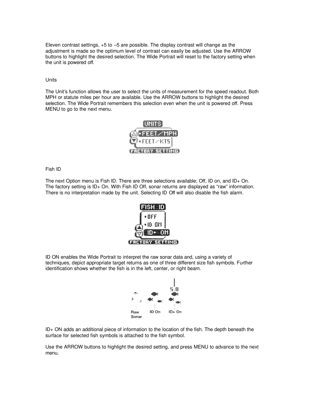 Humminbird Wide Portrait manual 