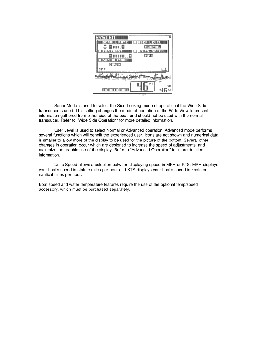 Humminbird Wide View manual 