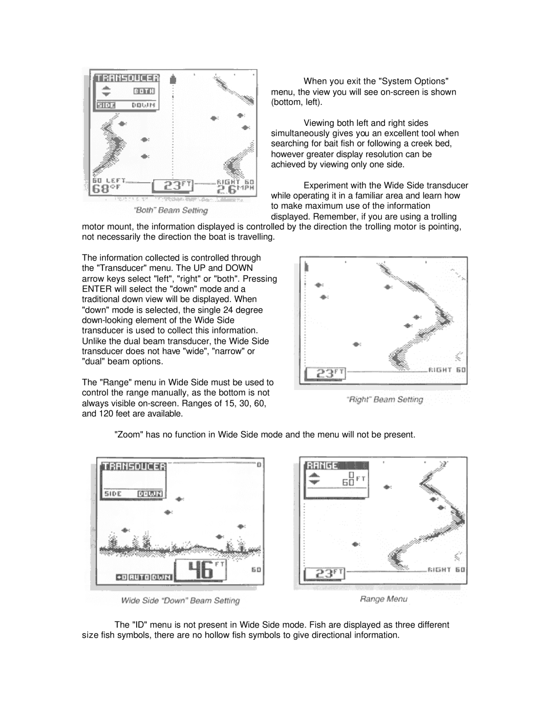 Humminbird Wide View manual 