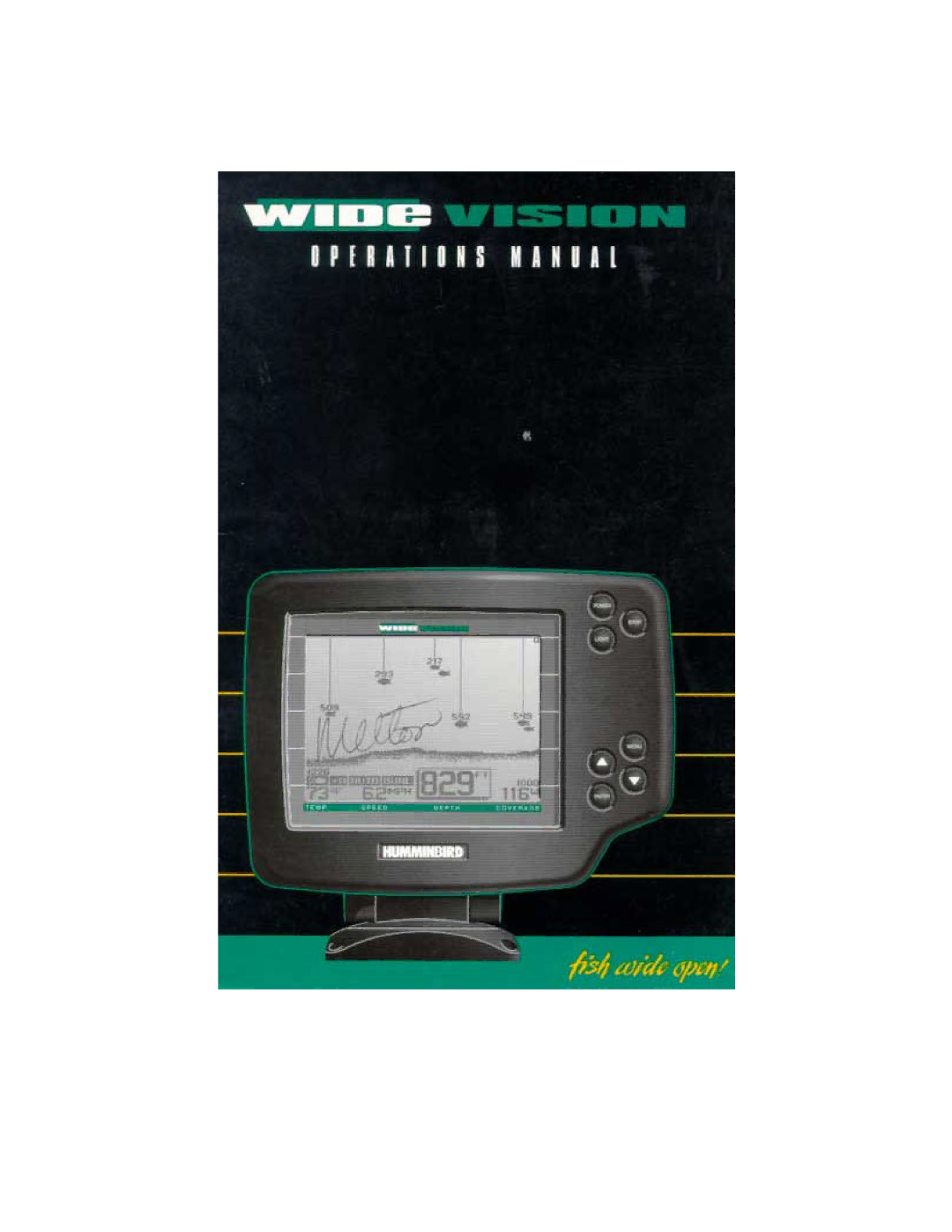 Humminbird Wide Vision manual 