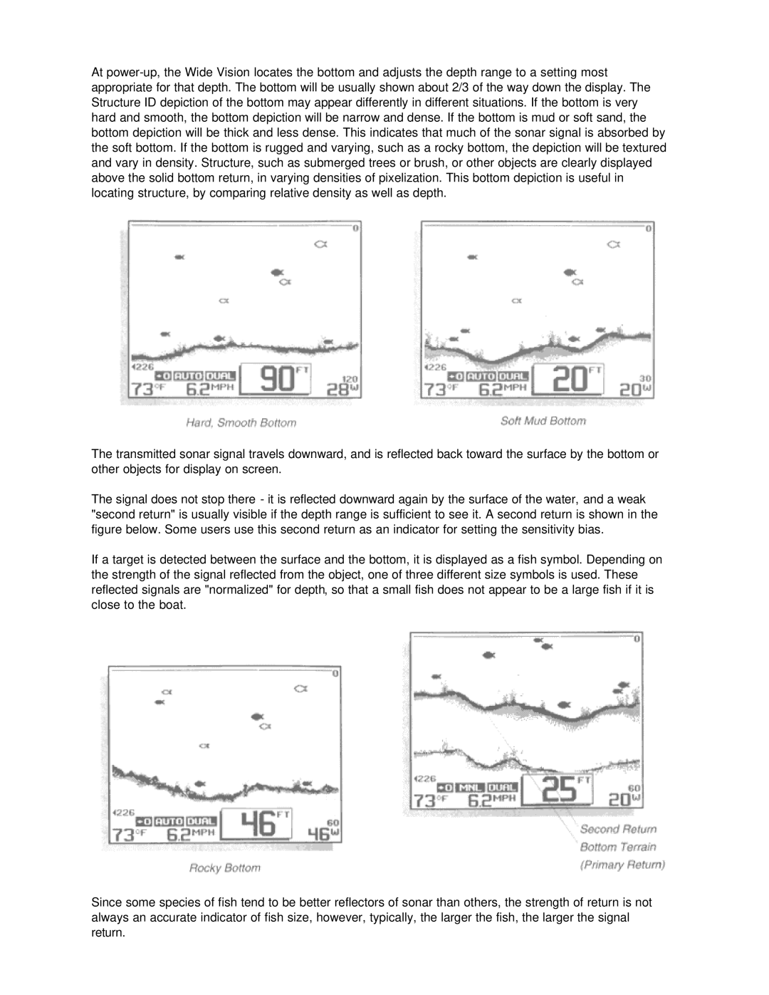 Humminbird Wide Vision manual 