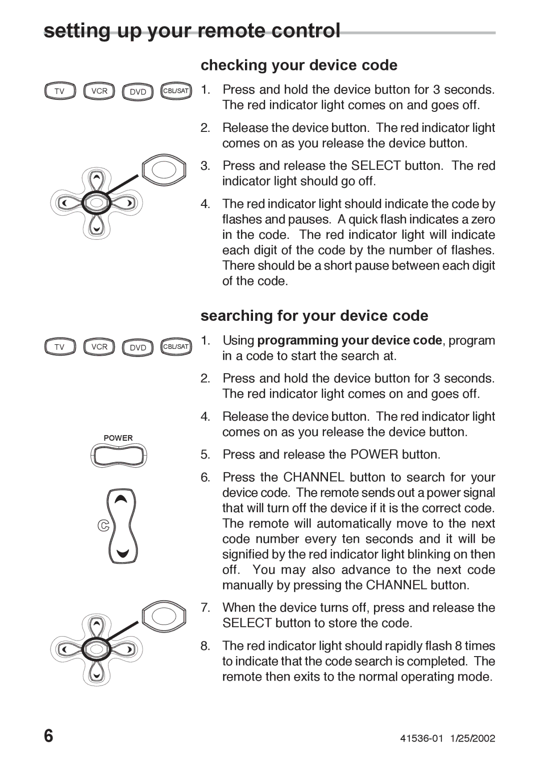 Hunter Fan 27177, 41536-01 owner manual A code to start the search at 