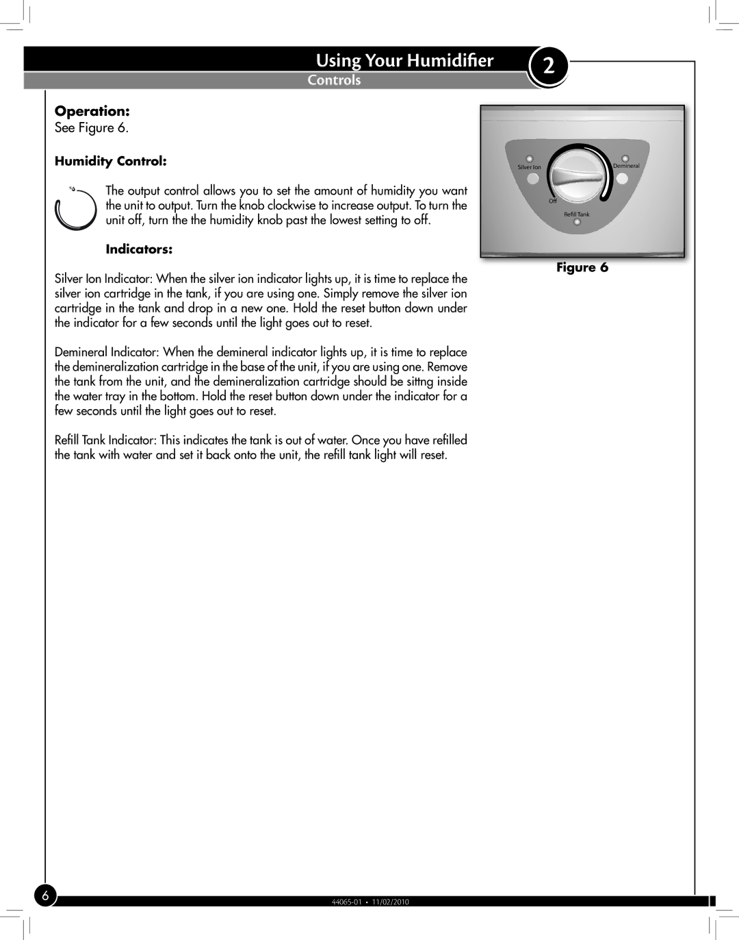 Hunter Fan 31006 manual Controls, Operation 