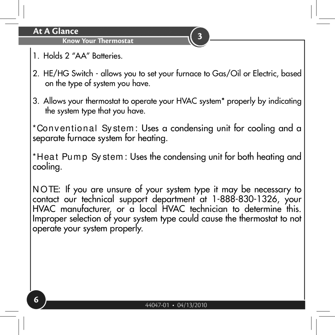 Hunter Fan 42122, 42177 owner manual At a Glance 