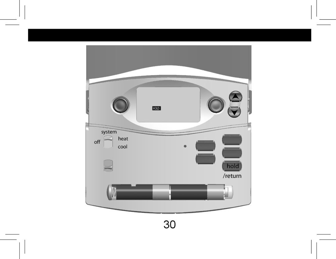 Hunter Fan 42710-01 operation manual System Off Heat Cool 