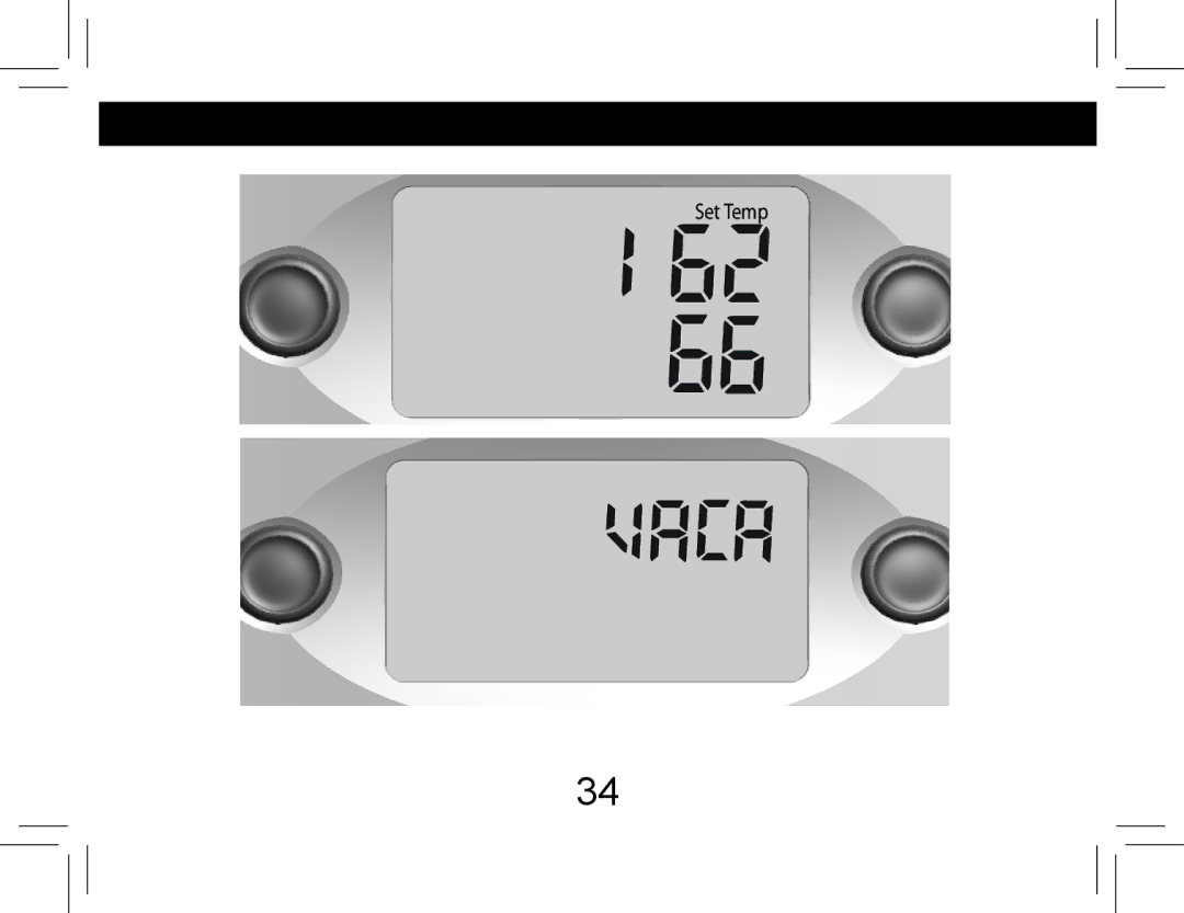 Hunter Fan 42710-01 operation manual Set Temp 