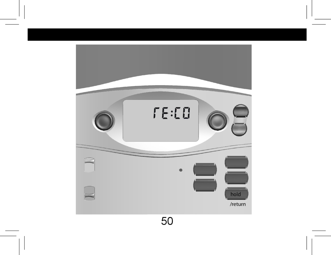 Hunter Fan 42710-01 operation manual Hold Return 