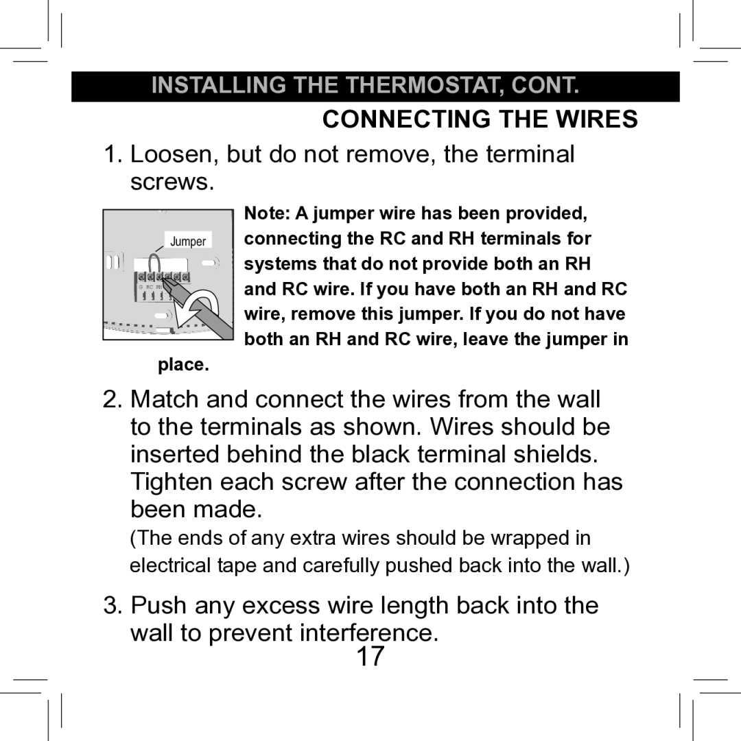 Hunter Fan 42711-01 operation manual Connecting the Wires 