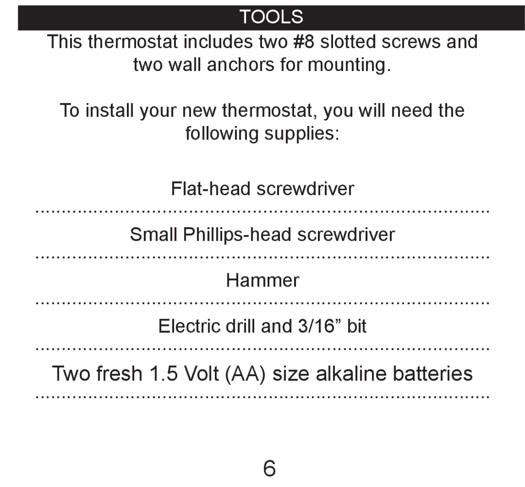 Hunter Fan 44017-01 operation manual Two fresh 1.5 Volt AA size alkaline batteries 