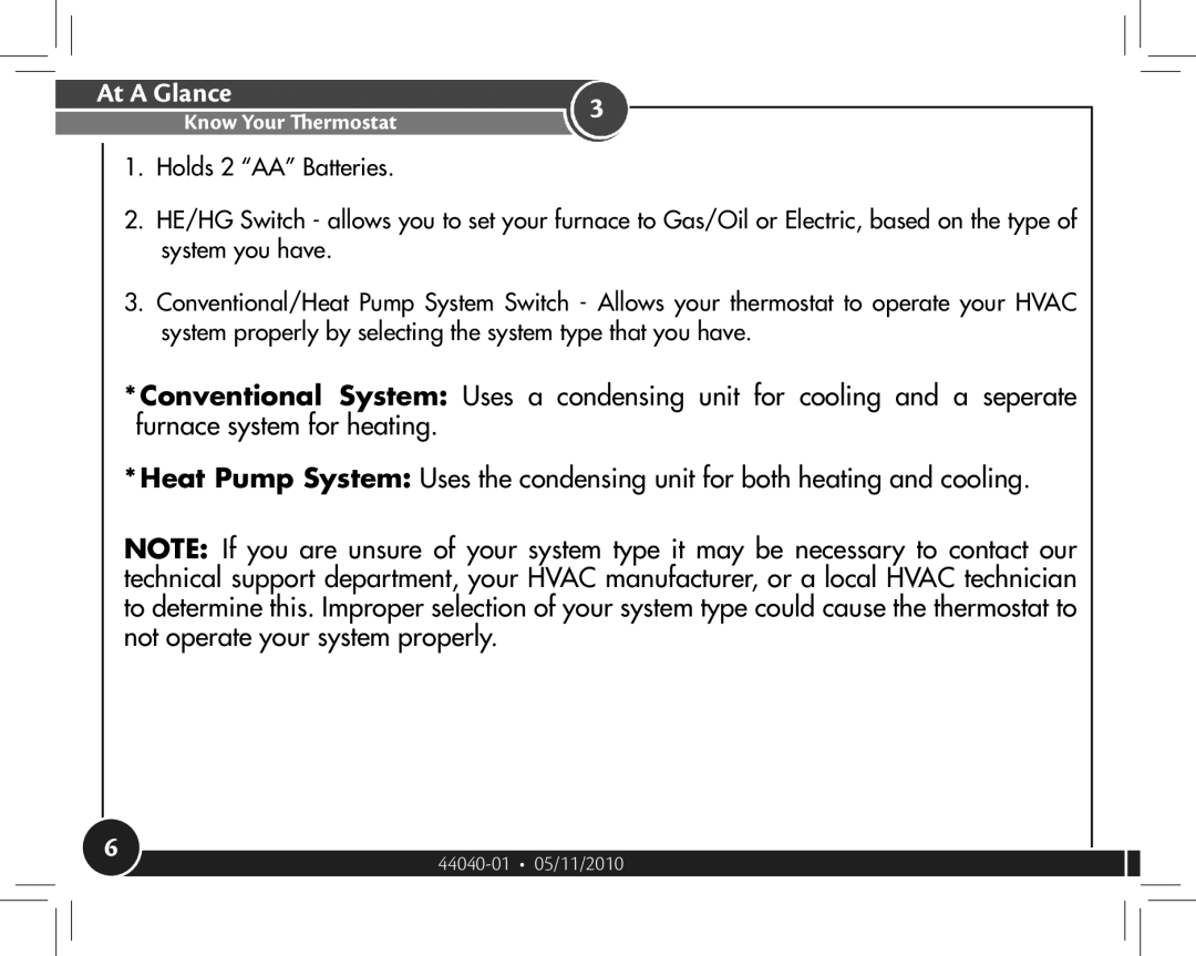 Hunter Fan 44372, 44377 owner manual At a Glance 