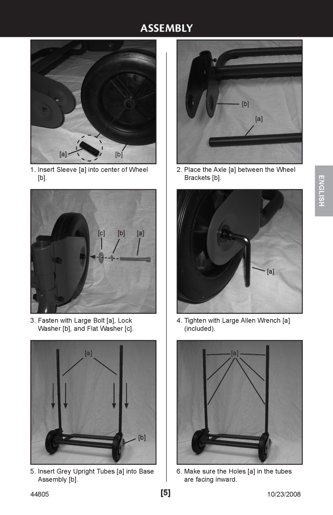 Hunter Fan 90235, 44805 installation manual Assembly 