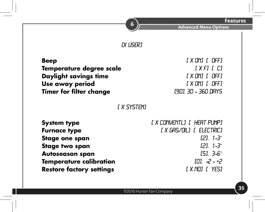 Hunter Fan 44905 owner manual Heat pump 