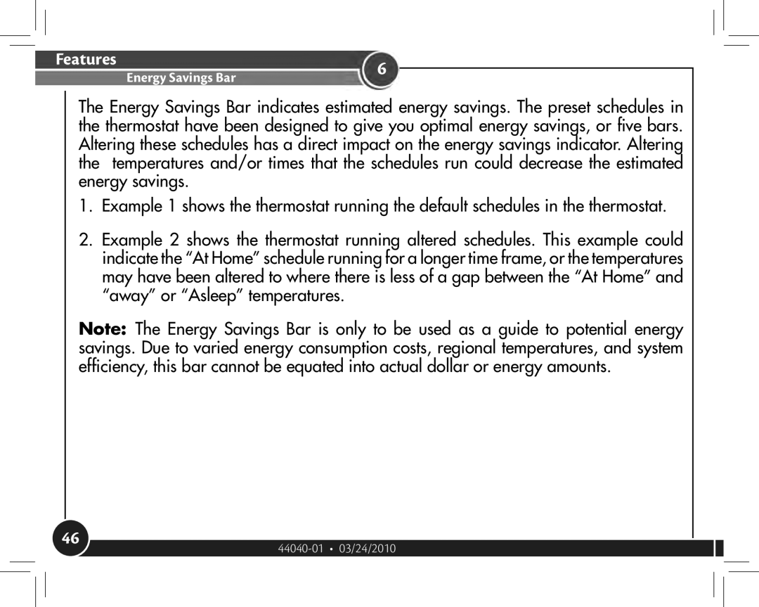 Hunter Fan 44905 owner manual Features 