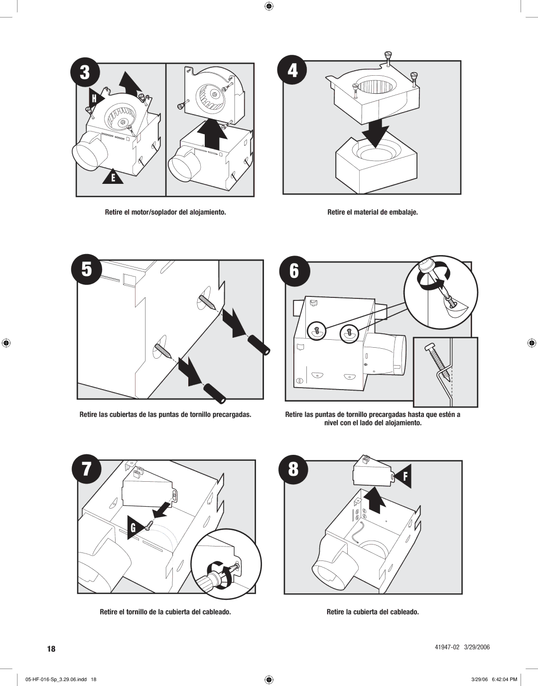 Hunter Fan 82006 manual 05-HF-016-Sp3.29.06.indd 