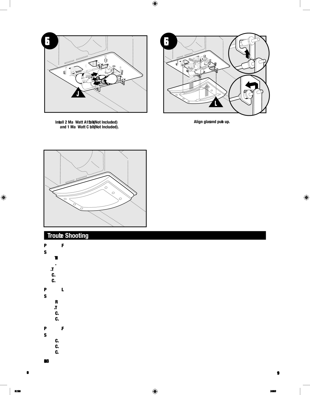 Hunter Fan 90064, 90063 manual Trouble Shooting, Solution 