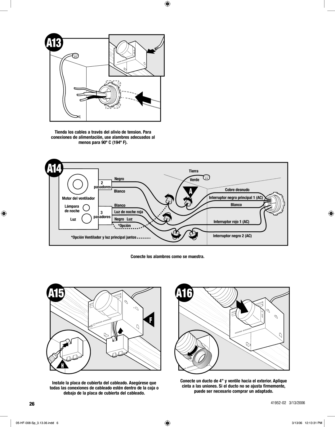 Hunter,R.F 83005 manual A160 