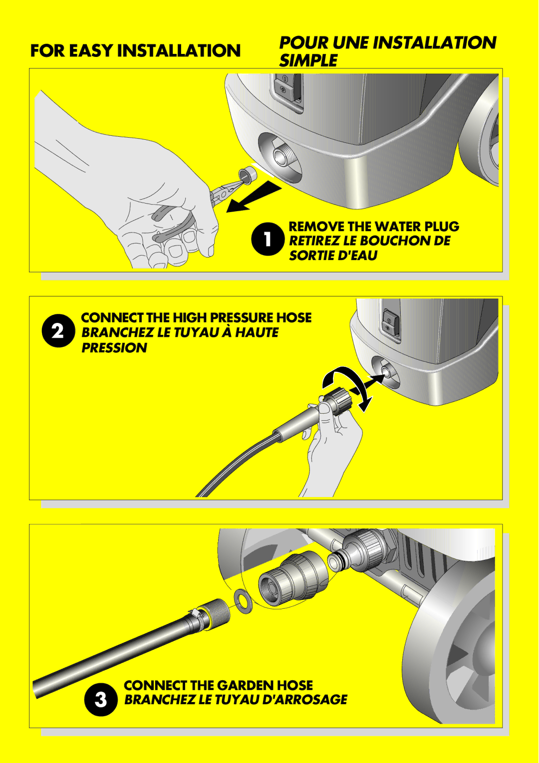 Husky 1650 PSL warranty Simple, Remove the Water Plug 