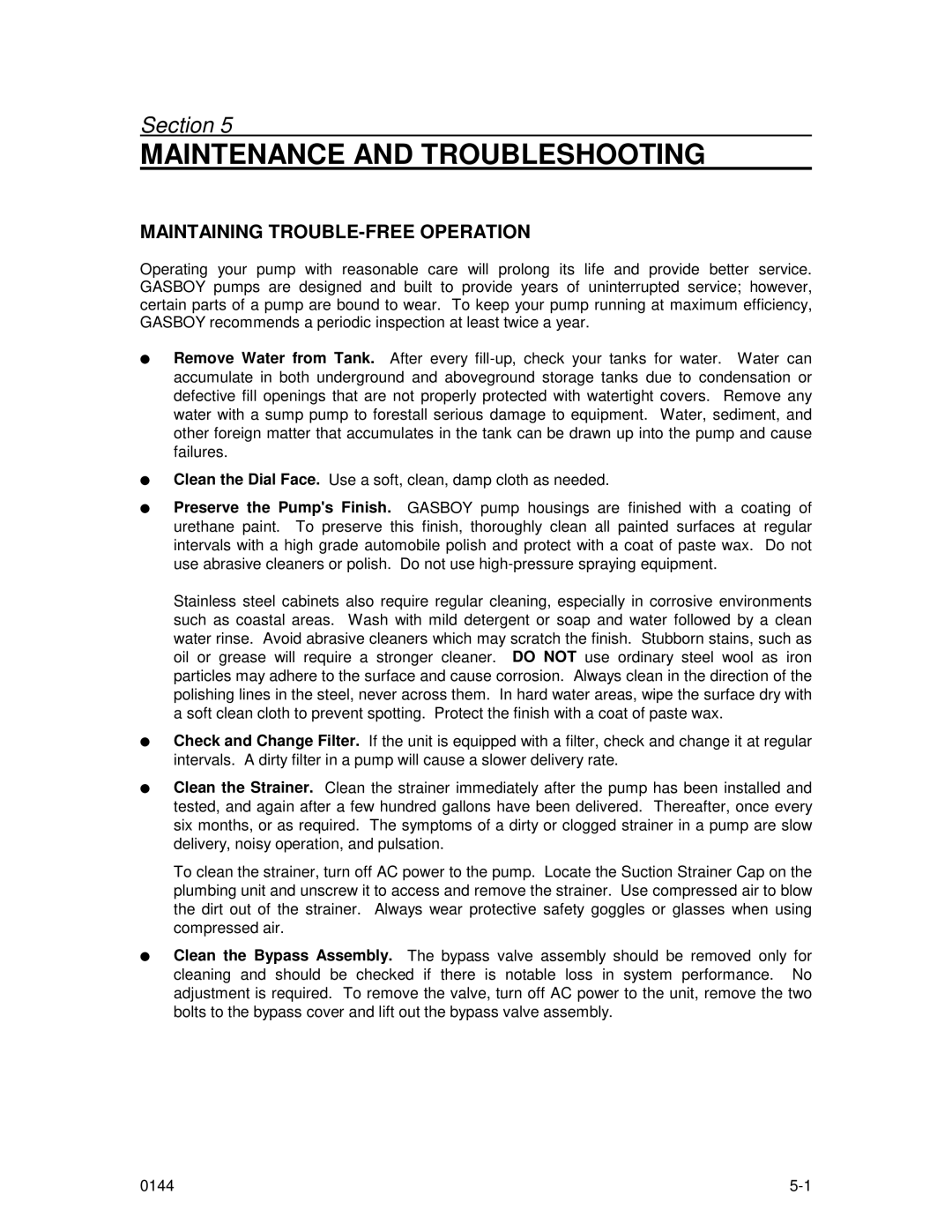 Husky 1800 Series, 70 Series manual Maintenance and Troubleshooting, Maintaining TROUBLE-FREE Operation 