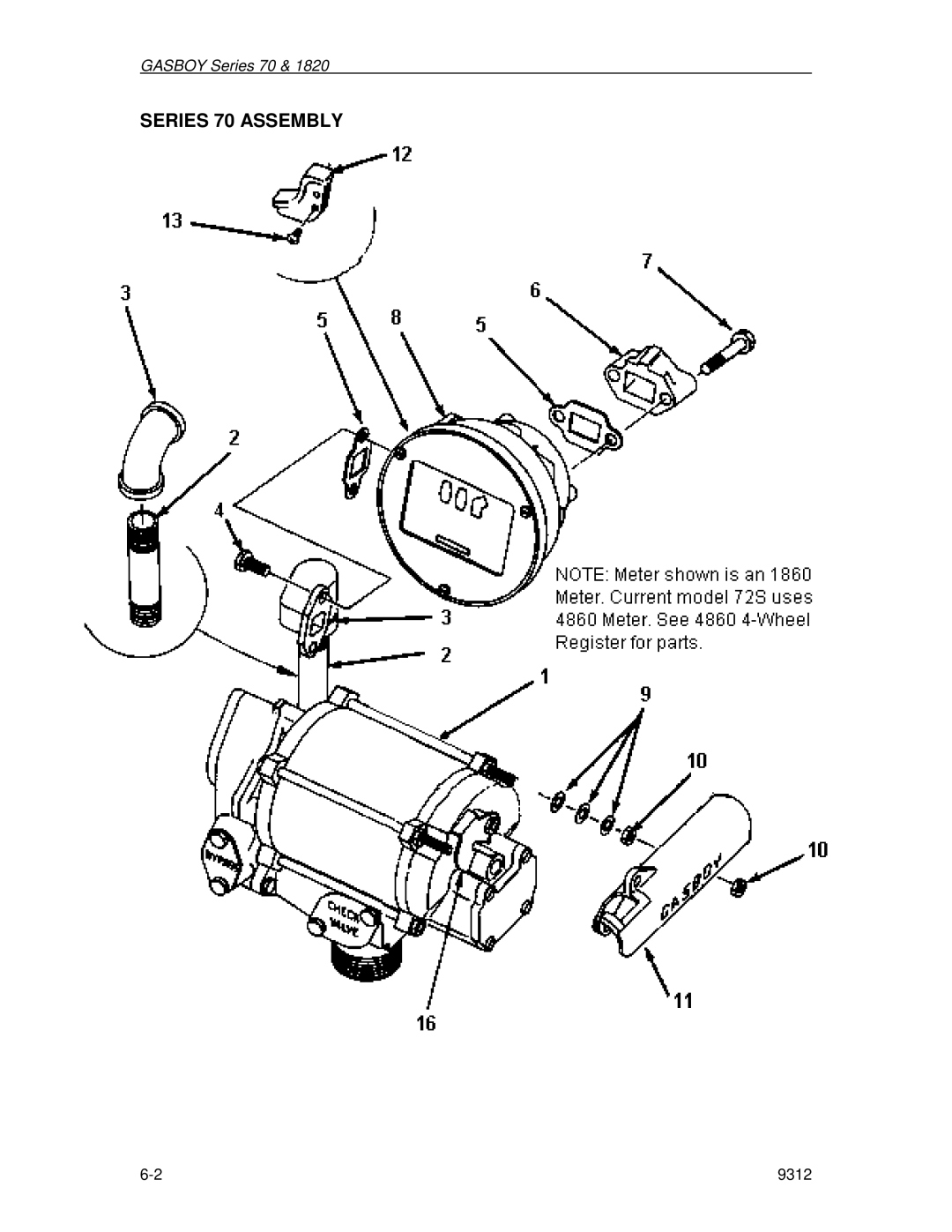 Husky 70 Series, 1800 Series manual Series 70 Assembly 