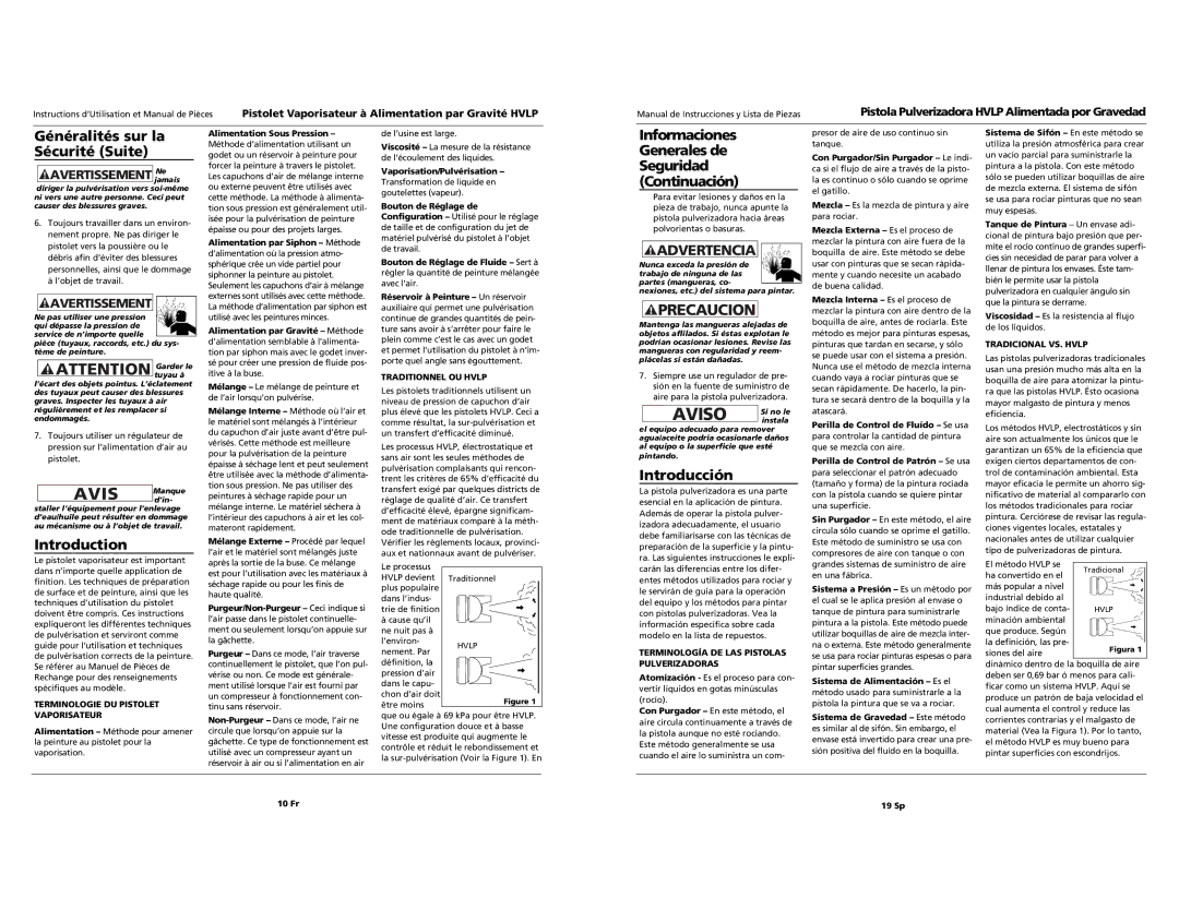 Husky HDS790 Généralités sur la Sécurité Suite, Informaciones Generales de Seguridad Continuación, Introducción 