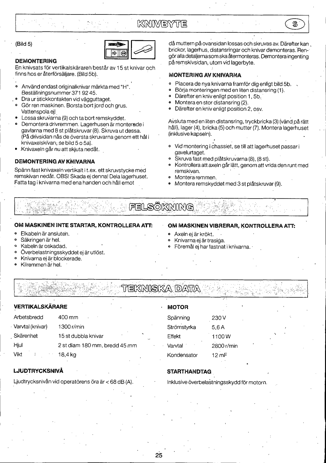 Husqvarna 295-6273-01, 1010000-01 manual 