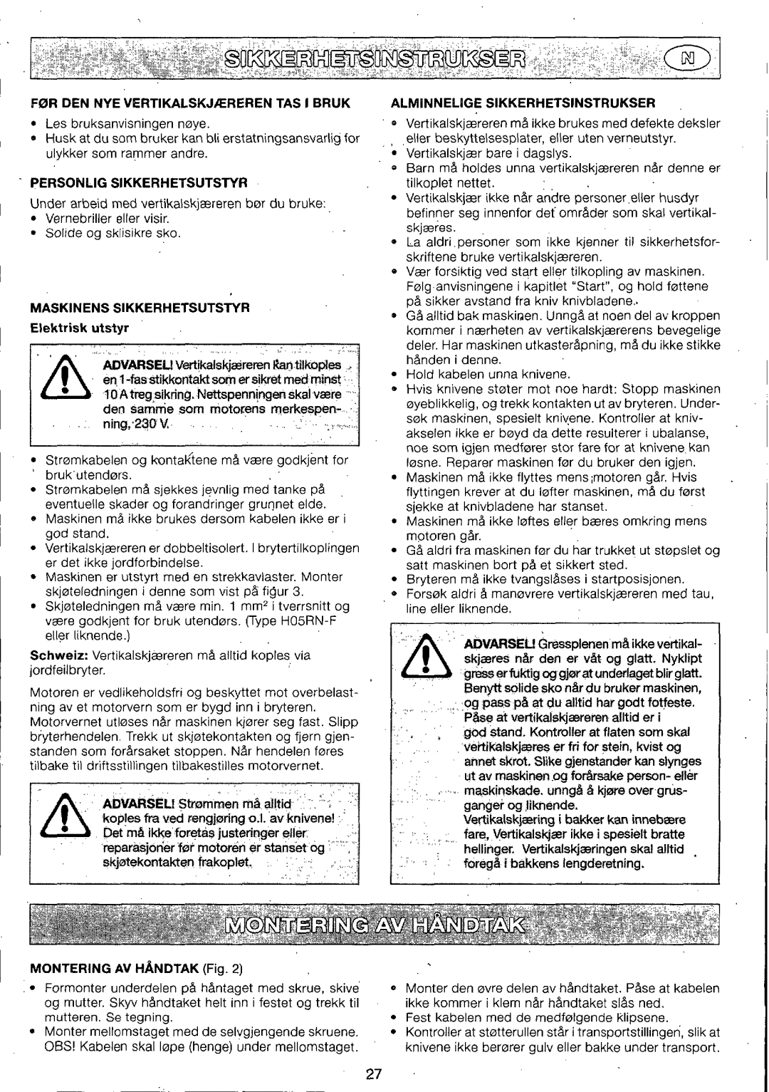 Husqvarna 295-6273-01, 1010000-01 manual 