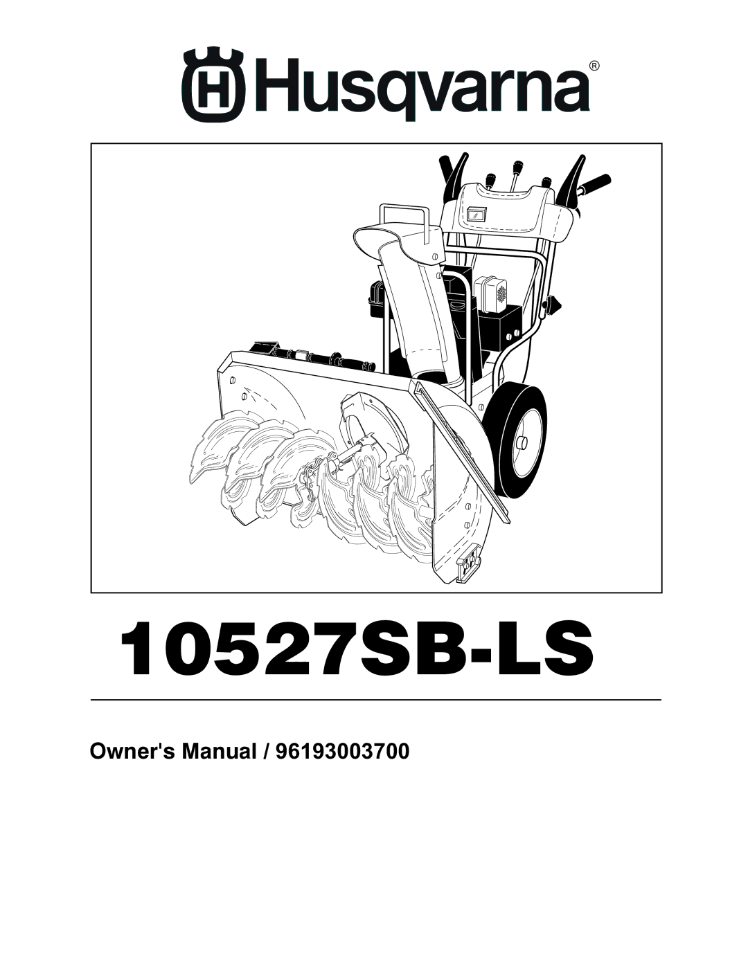 Husqvarna 10527SB-LS owner manual 