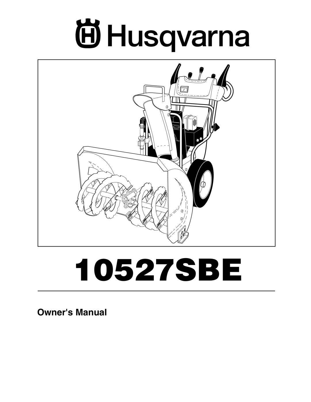 Husqvarna 10527SBE owner manual 