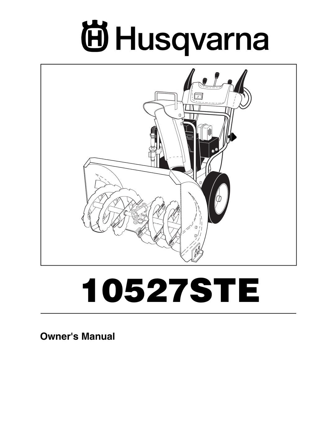 Husqvarna 10527STE owner manual 