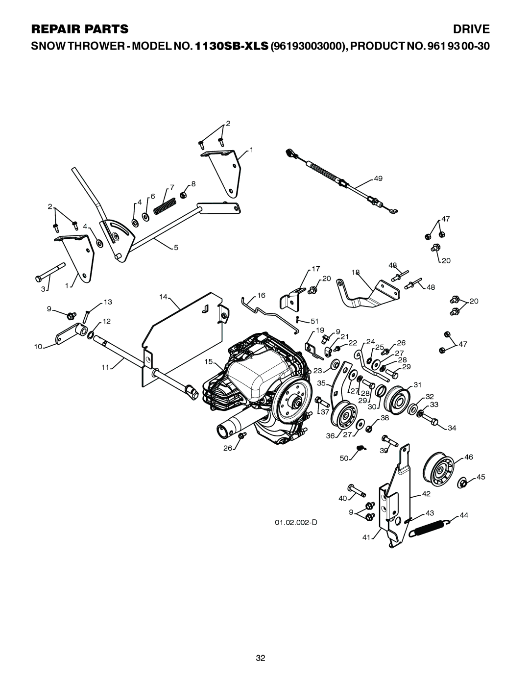 Husqvarna 1130SB-XLS owner manual 92122 