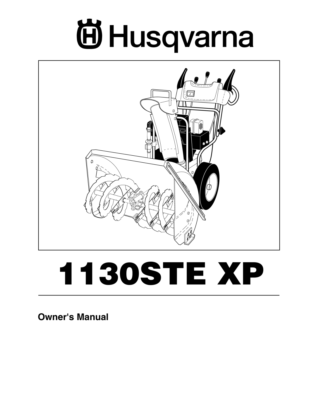 Husqvarna 1130STE XP owner manual 