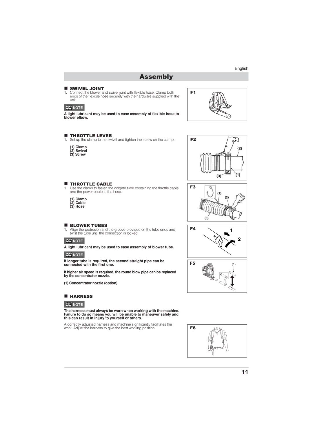 Husqvarna 115 24 05-95 manual Assembly 