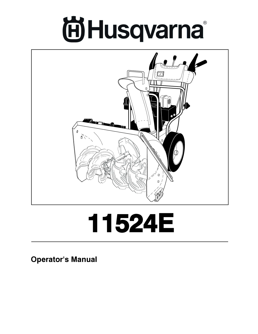 Husqvarna 96193006600 manual 11524E 