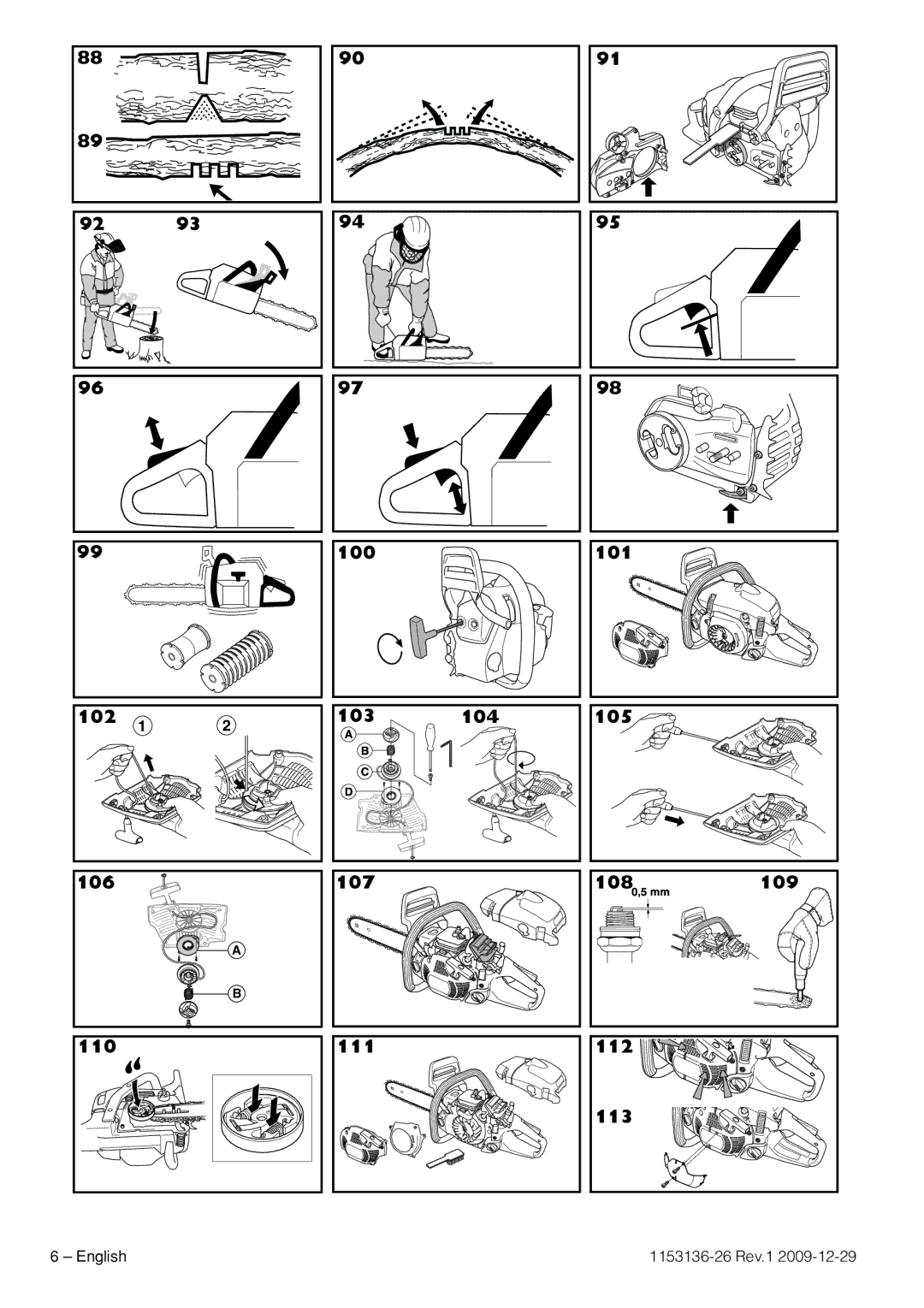 Husqvarna 1153136-26 manual 102 