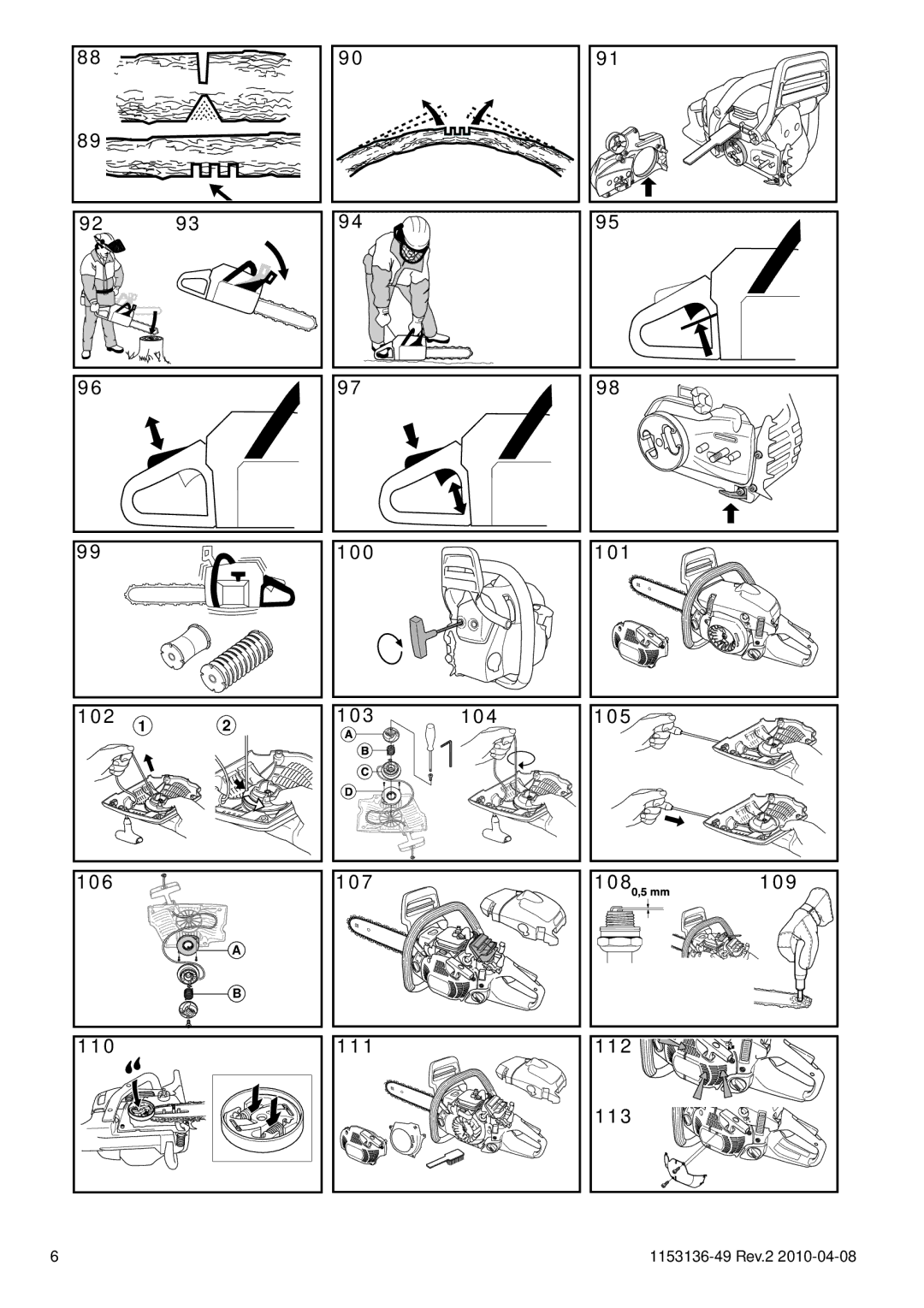 Husqvarna 1153136-49 manuel dutilisation 102 