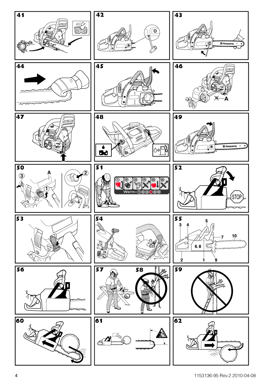 Husqvarna 1153136-95 manual 4243 